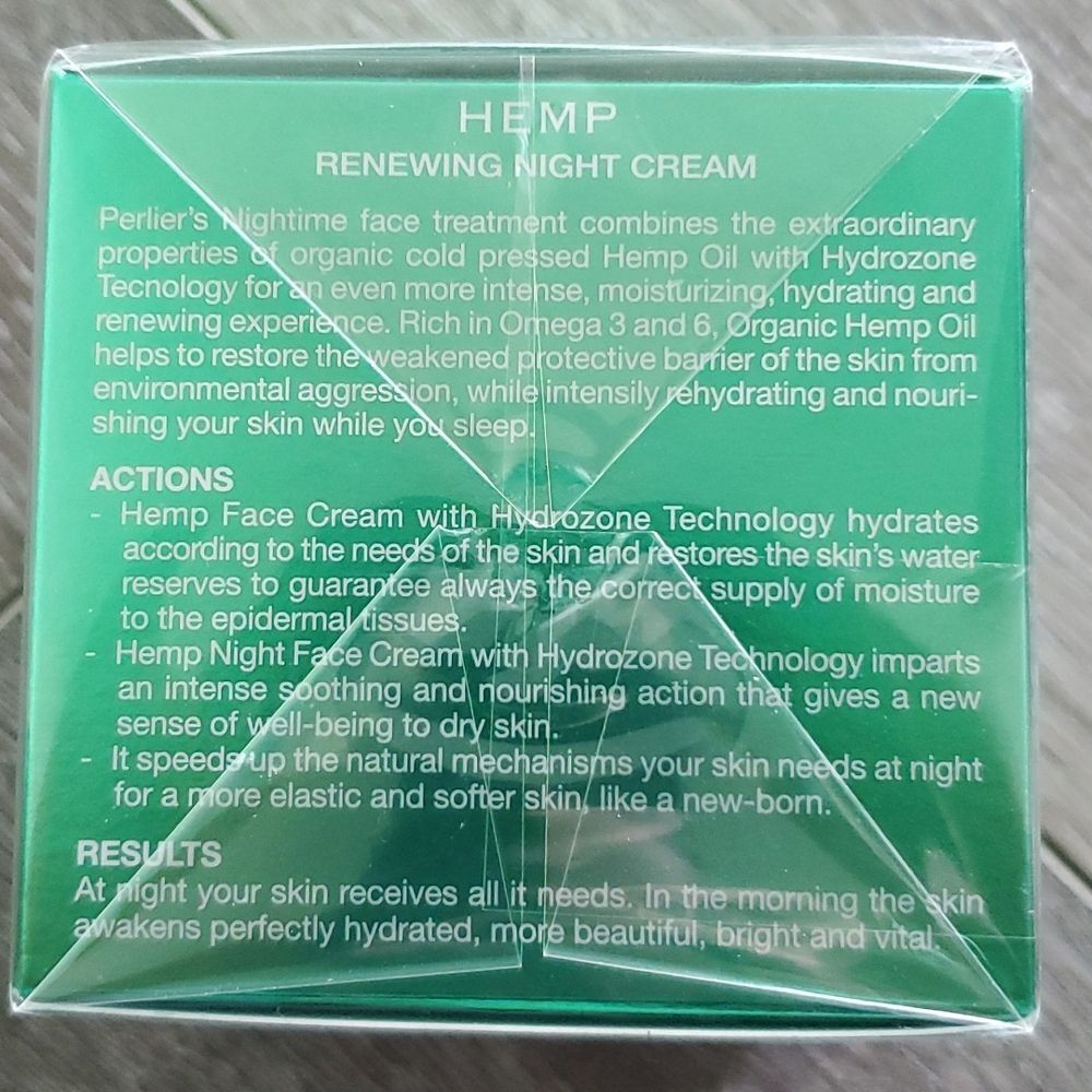 Perlier Hemp Renewing Night Creme - Picture 2 of 2